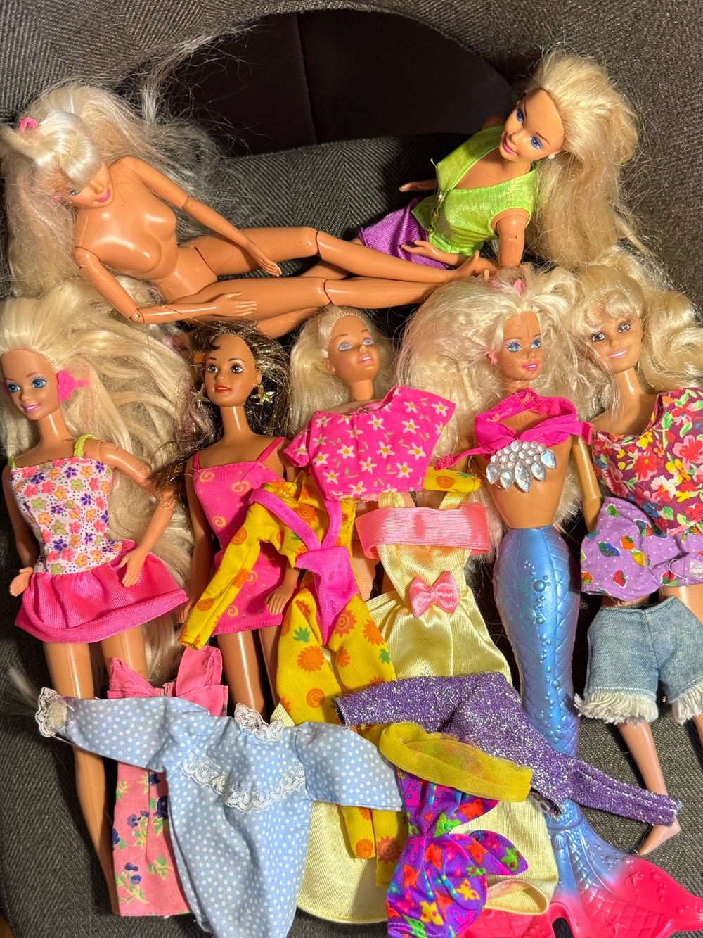 Barbie Lot with Clothing